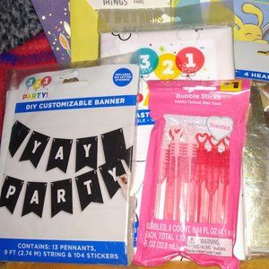 Girls party decorations bundle